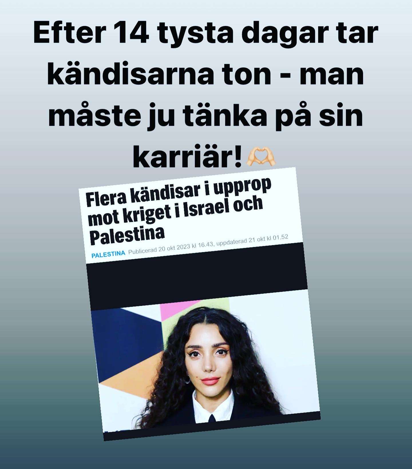 Hycklande kändisar skiter i mördade barn – de månar bara om sina egna karriärer